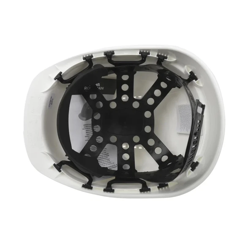 Skytec White Safety Helmet with Ventilation, Adjustable Pinlock Headband, Accessory Slots, Polyethylene Material 2C3000WS0000