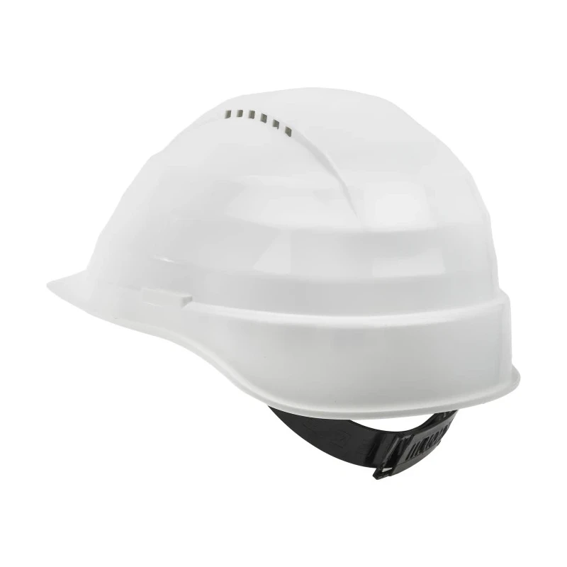 Skytec White Safety Helmet with Ventilation, Adjustable Pinlock Headband, Accessory Slots, Polyethylene Material 2C3000WS0000