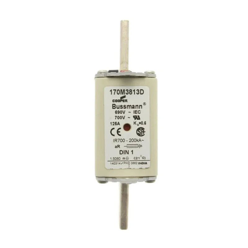 Eaton 125A High Speed Centred Tag Fuse NH1 690V AC 170M3813D