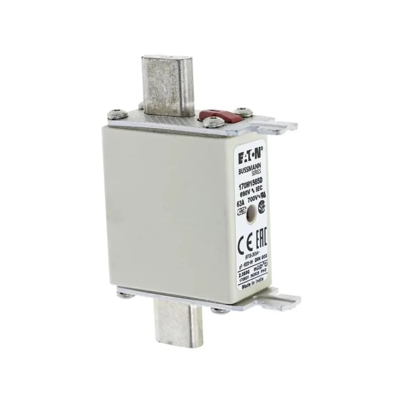 Eaton 63A Centred Tag Fuse Fast Acting Dual Indication 690V NH000 NH000 