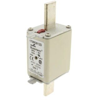 Eaton Centred Tag Fuse NH1 690V AC 100A High Speed Dual Indication Blade Tag 170M3812D