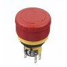 Idec XA Series Twist Release Emergency Stop Push Button Panel Mount 16 mm Cutout 2 NC Contacts IP65 IP40 XA1E-BV3U02TR