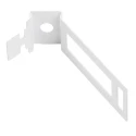 RS PRO Clip Conduit Fitting Galvanised Steel White 182-3858