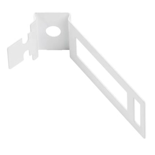 RS PRO Clip Conduit Fitting Galvanised Steel White 182-3858