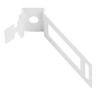 RS PRO Clip Conduit Fitting Galvanised Steel White 182-3858