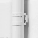 RS PRO Clip Conduit Fitting Galvanised Steel White 182-3858