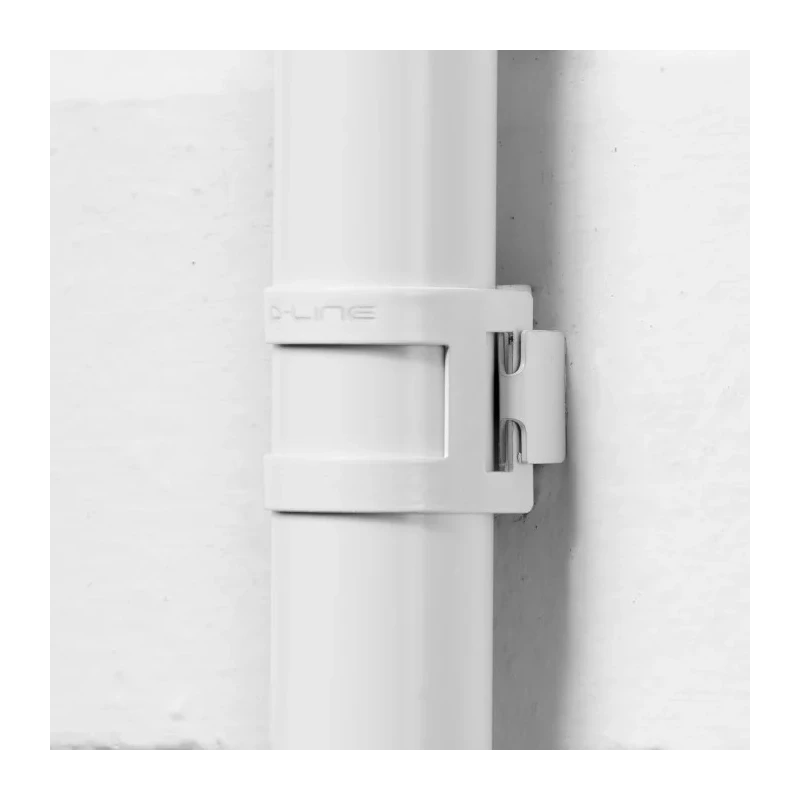 RS PRO Clip Conduit Fitting Galvanised Steel White 182-3858
