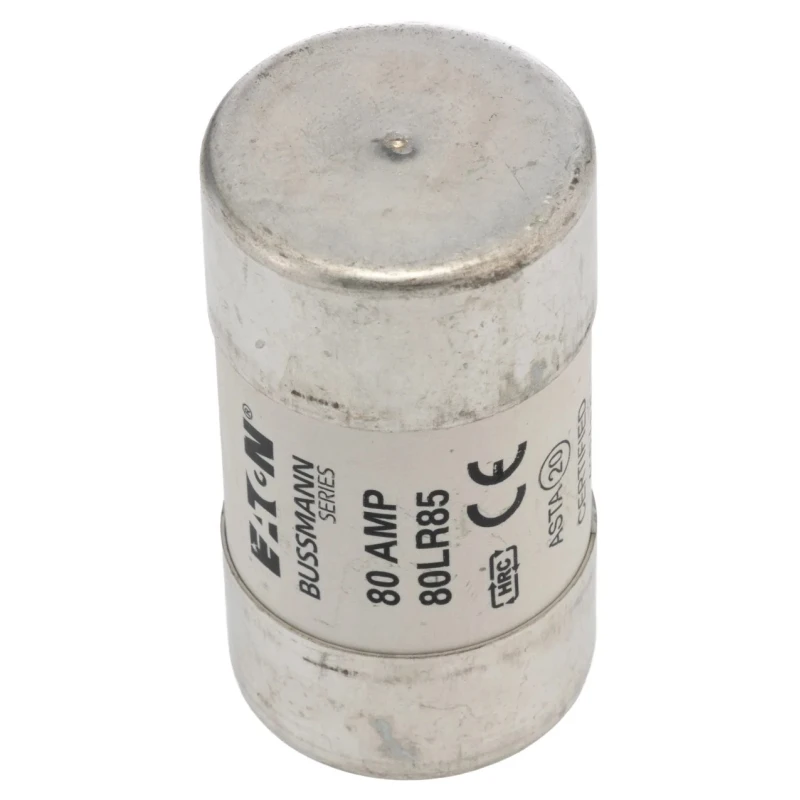Eaton 80A Ceramic Cartridge Fuse, 30 x 57 mm, 415V AC, gG Application, Ceramic Body 80LR85