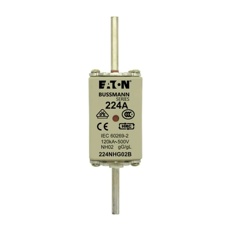 Eaton 224A Centred Tag Fuse NH2 500V ac 224NHG02B