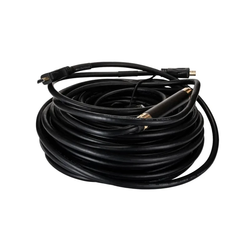 RS PRO 30 m 4K High-Speed Active HDMI Cable Male HDMI to Male HDMI Black 182-8812