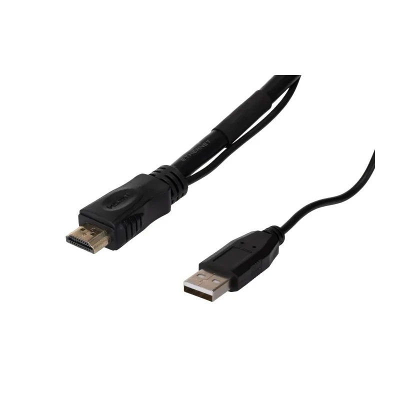 RS PRO 30 m 4K High-Speed Active HDMI Cable Male HDMI to Male HDMI Black 182-8812