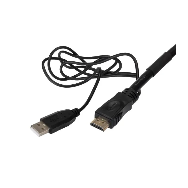 RS PRO 30 m 4K High-Speed Active HDMI Cable Male HDMI to Male HDMI Black 182-8812