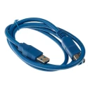 RS PRO IC Socket USB Cable Male USB Type A to Male USB 3.0 USB B Cable 1 m 182-8836