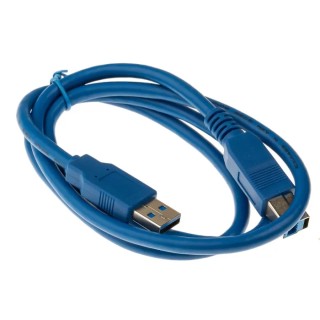 RS PRO IC Socket USB Cable Male USB Type A to Male USB 3.0 USB B Cable 1 m 182-8836