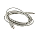 RS PRO IC Socket USB Cable Male USB Type A to Male USB Type A Grey 3 m 182-8829
