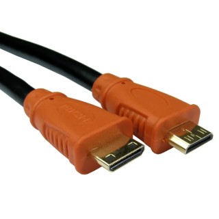 RS PRO 1 m 4K HDMI Cable Male Mini HDMI to Male HDMI Black 182-8892