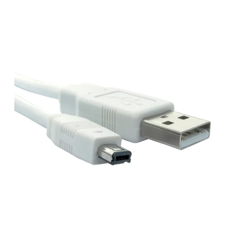 RS PRO IC Socket USB Cable Male USB Type A to Male Mini USB Type B USB 2.0 White 800mm 182-8911