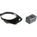 RS PRO Illuminated Magnifier 3.5x Magnification Headband Model 183-0964, Battery Operated AAA, LED Spotlight