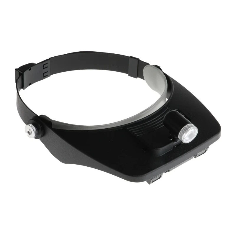 RS PRO Illuminated Magnifier 3.5x Magnification Headband Model 183-0964, Battery Operated AAA, LED Spotlight