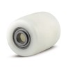 Tente White Polyamide Trolley Wheel 1500 kg Load Capacity, 82 mm Diameter, 70 mm Width, Ball Bearing Hub TOP082X70-20