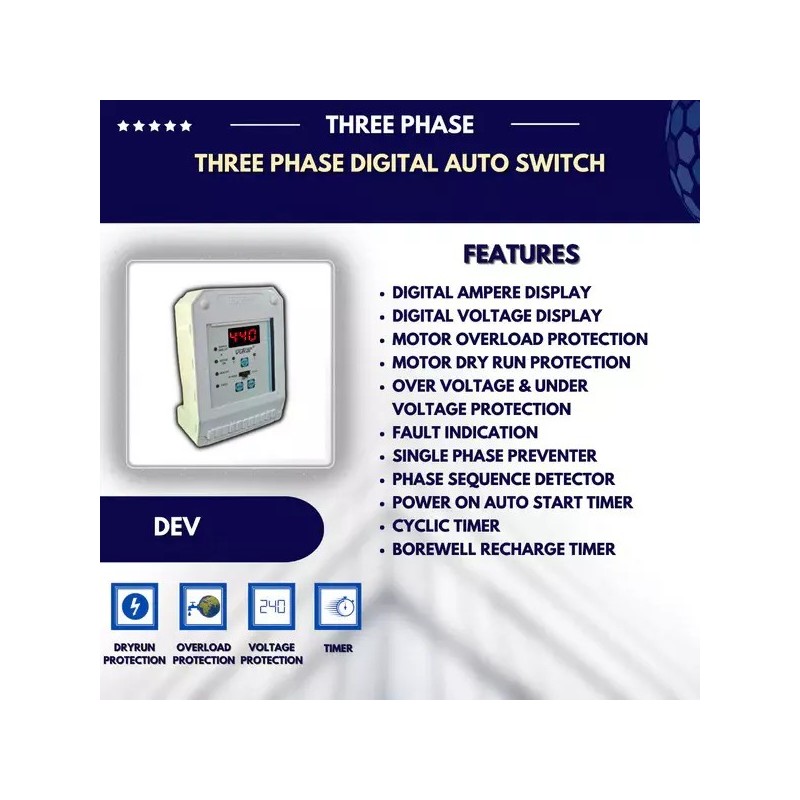 Buy Vukar Auto Switch With Preventer DEV-N at lowest price