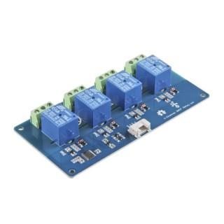 Seeed Studio Interface Development Kit SPDT Relay 5V DC Control 250V AC/110V DC 4-Channel 103020133