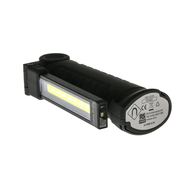 RS PRO 3W LED Inspection Lamp Articulated Arm, Rechargeable, 3.7V, USB Plug 183-5235
