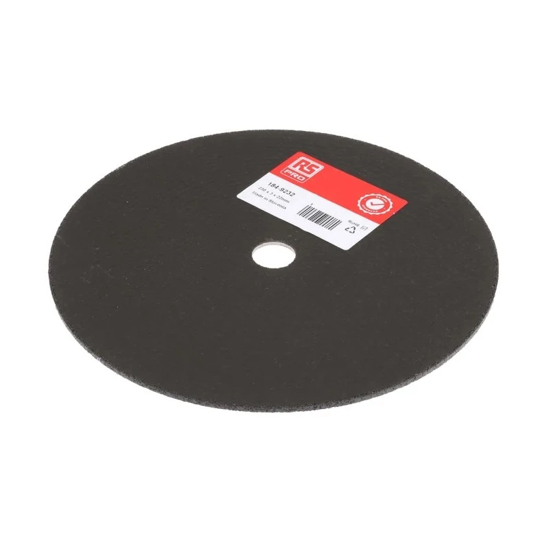 RS PRO Aluminium Oxide Abrasive Disc 230 mm Diameter x 3 mm Thickness Fine Grade P120 Grit 184-9232