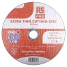 RS PRO Aluminium Oxide Abrasive Disc 178 mm Diameter x 1.6 mm Thick Fine Grade P80 Grit, 5 Per Pack 184-9241