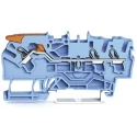 WAGO TOPJOB S, 2102 Series Feed Through Terminal Block Blue, 2.5mm², 1-Level, Cage Clamp, IECEx/ATEX 2102-1304