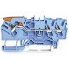 WAGO TOPJOB S, 2102 Series Feed Through Terminal Block Blue, 2.5mm², 1-Level, Cage Clamp, IECEx/ATEX 2102-1304