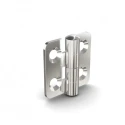 Pinet Polished Stainless Steel Butt Hinge Rivet Fixing 38 mm x 36.5 mm x 2 mm 52A3945