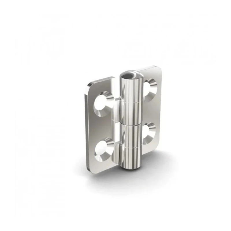 Pinet Polished Stainless Steel Butt Hinge Rivet Fixing 38 mm x 36.5 mm x 2 mm 52A3945