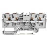WAGO TOPJOB S 2204 Series Feed Through Terminal Block Grey 4mm² 1-Level Cage Clamp IECEx/ATEX 2204-1401