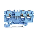 WAGO TOPJOB S 2204 Series Feed Through Terminal Block Blue 4mm² 1-Level Cage Clamp IECEx/ATEX 2204-1304