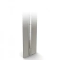 Pinet Raw Steel Piano Hinge with Knuckle Pin, 2 m Length, 80 mm Width, 3 mm Thickness, Pin Diameter 6 mm 4014369
