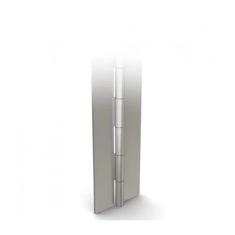 Pinet Raw Steel Piano Hinge with Knuckle Pin, 2 m Length, 80 mm Width, 3 mm Thickness, Pin Diameter 6 mm 4014369