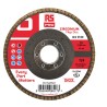 RS PRO Zirconium Flap Disc, 125 mm Diameter, P120 Grit, Grade 120+, Quick Change Attachment 184-9841