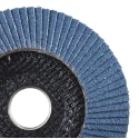 RS PRO Zirconium Flap Disc Abrasive Disc 115 mm Diameter, P80 Grit Grade, Quick Change Attachment, 5 Per Pack 184-9843