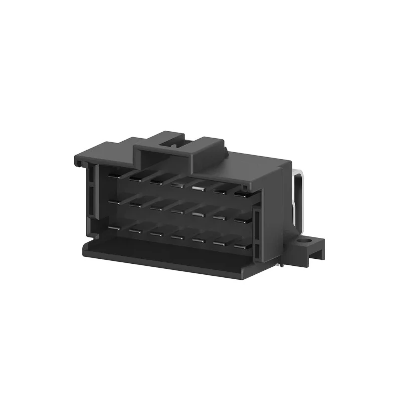 TE Connectivity Automotive Connector Male Black PCB 21 Way Solder Termination 9-966140-6