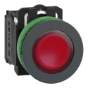 Schneider Electric Harmony Series Illuminated Push Button Switch, Spring Return, Panel Mount, 30 mm Cutout, SPDT XB5FW34B5