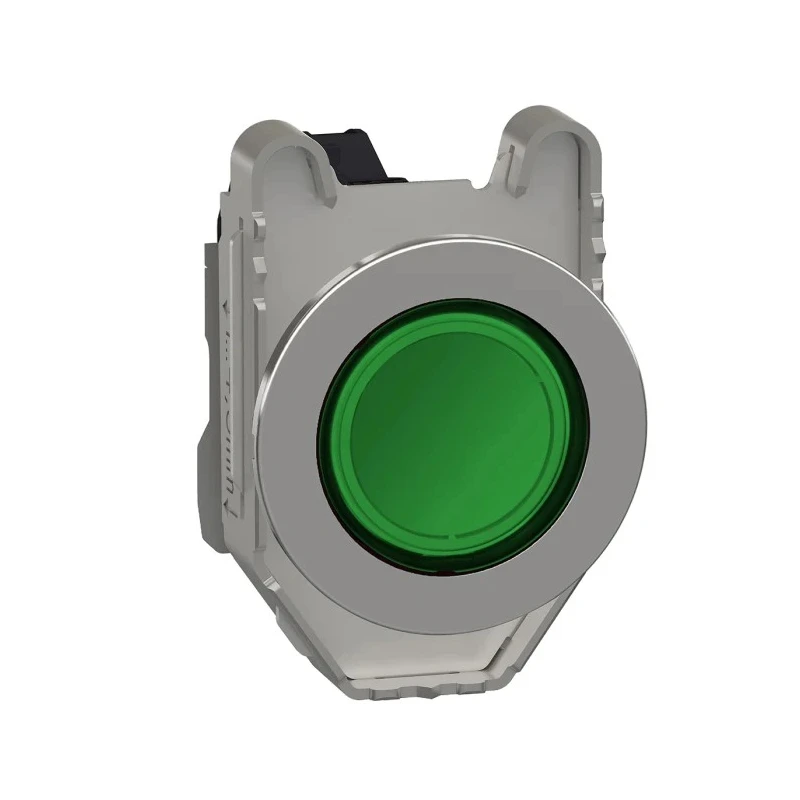 Schneider Electric Flush Green LED Pilot Light Harmony Series 30 mm Cutout 21.6/26.4 V AC, 19.2/30 V DC IP69 XB4FVB3