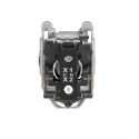 Schneider Electric Flush Green LED Pilot Light Harmony Series 30 mm Cutout 21.6/26.4 V AC, 19.2/30 V DC IP69 XB4FVB3