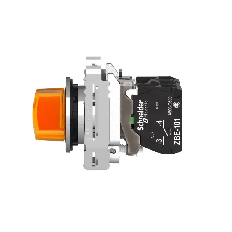Schneider Electric Selector Switch Illuminated 2 Positions 30 mm Cutout Diameter SPDT Harmony XB4 XB4FK125B5