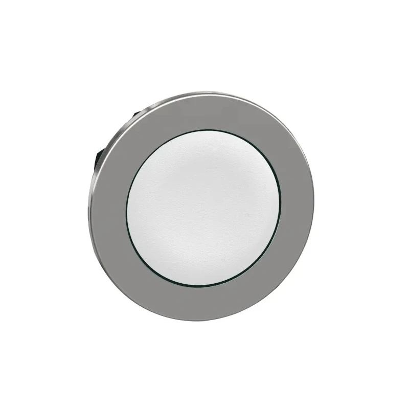 Schneider Electric Harmony Series White Maintained Push Button Head 30 mm Cutout IP66 IP67 IP69K ZB4FH01