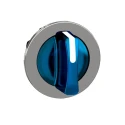 Schneider Electric ZB4 Series 3 Position Illuminated Selector Switch Head, 30 mm Cutout, Blue Handle, IP66, IP67 ZB4FK1563