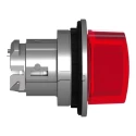 Schneider Electric ZB4 Series 3 Position Illuminated Selector Switch Head, 30 mm Cutout, Red Handle, IP66 IP67 IP69 ZB4FK1843