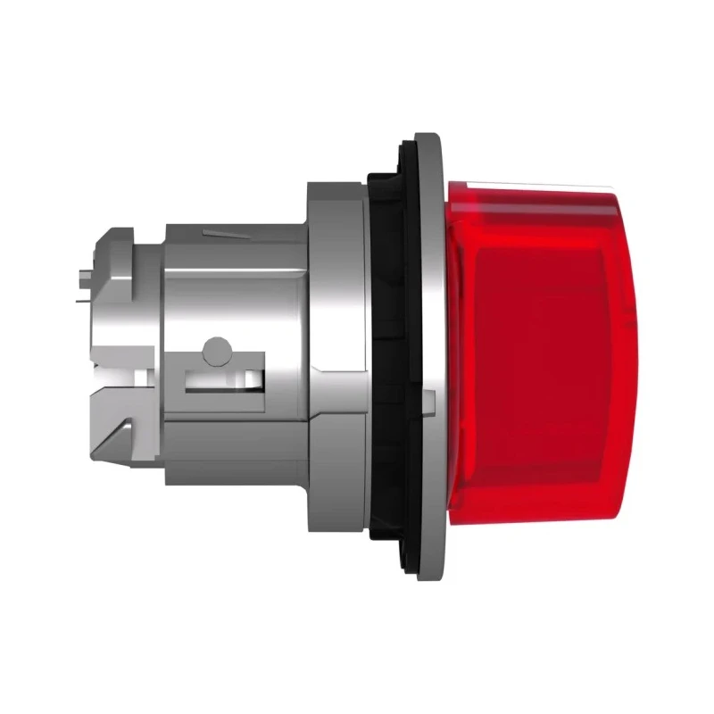 Schneider Electric ZB4 Series 3 Position Illuminated Selector Switch Head, 30 mm Cutout, Red Handle, IP66 IP67 IP69 ZB4FK1843