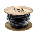RS PRO 6491X Series Black Hook Up Wire, 7/2.14 mm Core Strands, 50 m Length, Polyvinyl Chloride Jacket, 450/750 V 185-3923