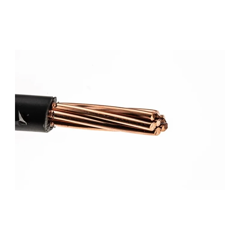 RS PRO 6491X Series Black Hook Up Wire, 7/2.14 mm Core Strands, 50 m Length, Polyvinyl Chloride Jacket, 450/750 V 185-3923